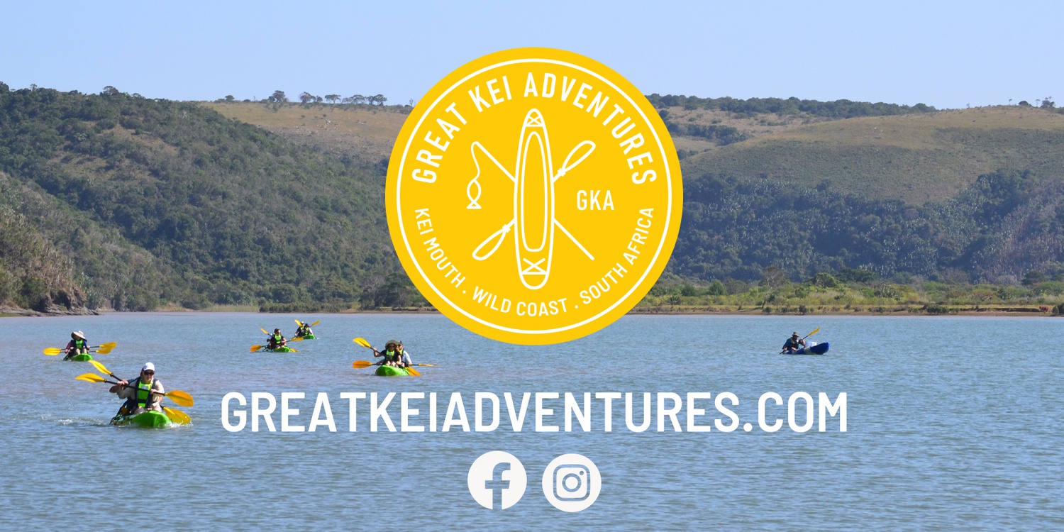 Kayaking. Wild Coast, South Africa. Kei Mouth, Morgan Bay, Double Mouth. Guided Tours for adventure lovers.